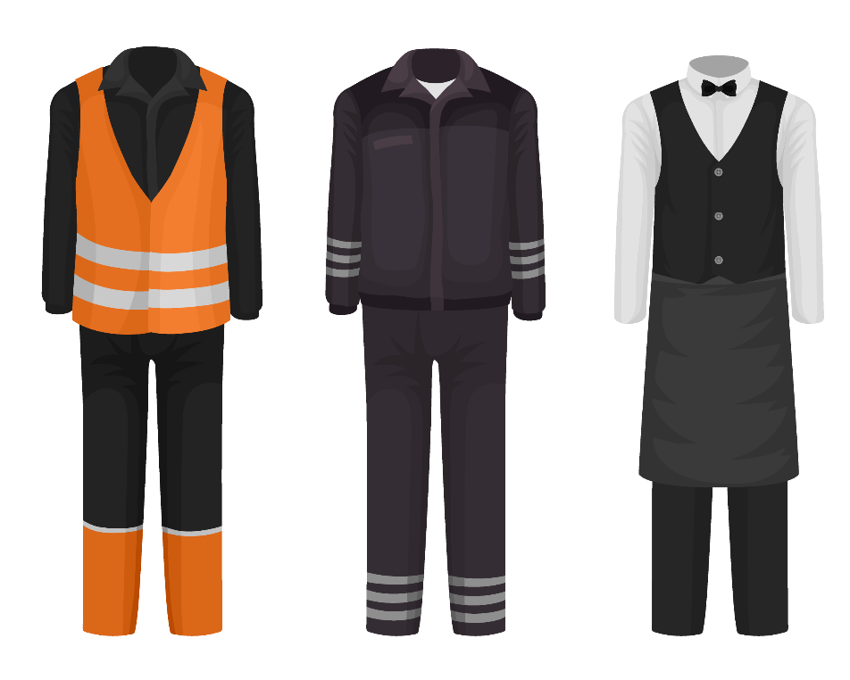 tenues de travail et uniformes